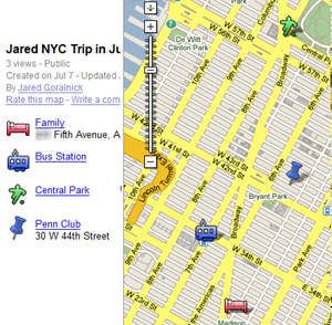 Sample Google My Map