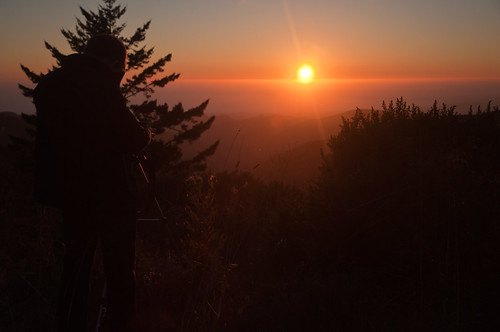 Sunset in Half Moon Bay, Nick O'Neill shooting