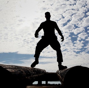 balance while moving forward by US Marine Corp on flickr